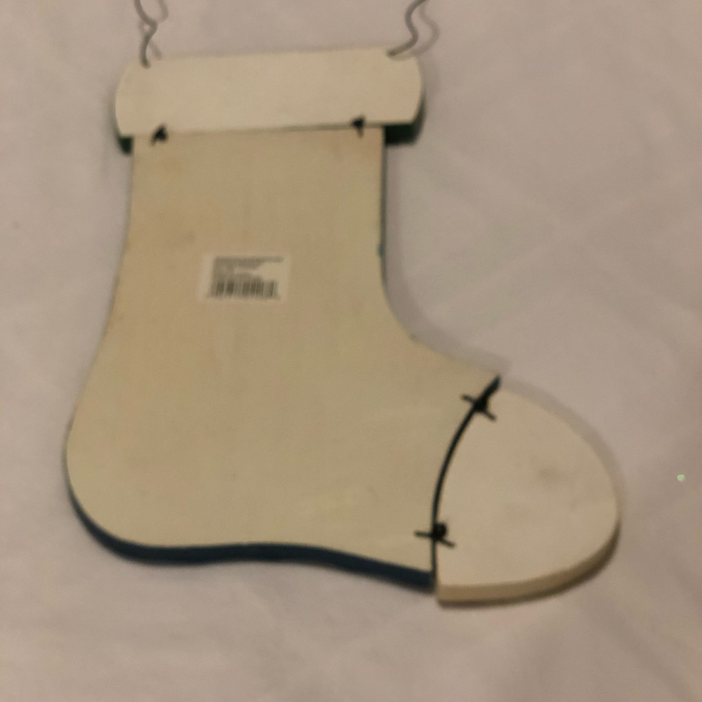 WOODEN RUSTIC STOCKING DECOR - Picture 3 of 5